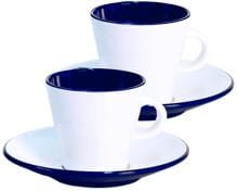 Gimex Linea Espresso-Set, 4-teilig, blau