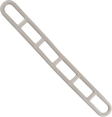 Leiter Abspannelement, 5er-Pack, 21,5x2,5cm, grau