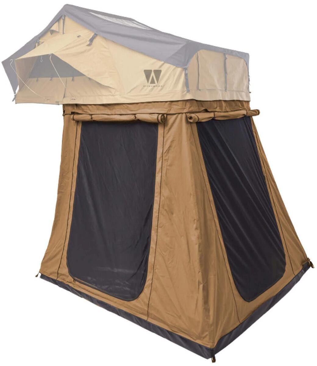 Vickywood Vorzelt zu zu Dachzelt BIG Willow 180 ECO -2.2m hoch, goldbraun