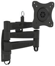 Avtex AK87TM Wandhalterung, für 13" bis 27" Fernseher, Dreifacharm, Tragkraft 8kg, schwarz