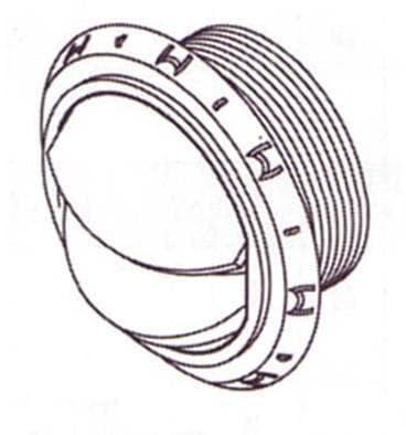 Webasto Luftausströmer, verschließbar, Ø90mm, schwarz