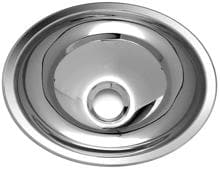 Waschbecken oval Edelstahl, 340mm