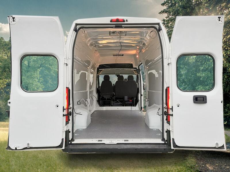 Innenverkleidung, passend für Fiat Ducato/Peugeot Boxer/Citroën Jumper/Opel Movano ab 2006, links, L2/H2, weiß