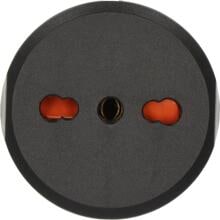 Brennenstuhl Schuko-IT Reisestecker, matt-schwarz