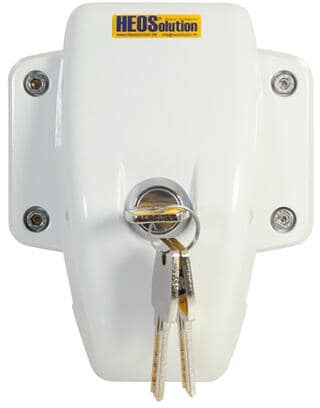 HEOSafe Door Frame Lock Zusatzschloss (1750-5), mit Zusatzplatte