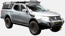 Horntools ExRoof Dachträger für Mitsubishi L200, schwarz