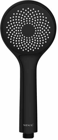 Wenko Watersaving Duschkopf, schwarz