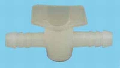 Lilie Absperrventil, 12mm, weiß