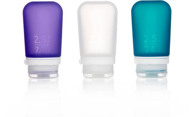 humangear GoToob+ Fläschchen, 3x74ml, violett/türkis