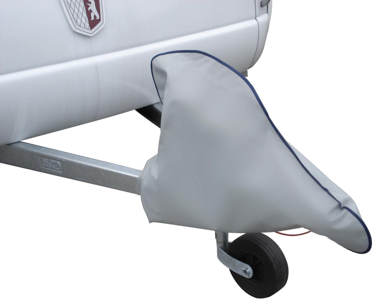 Hindermann Deichselhaube aus Nylon, Gr. 12, grau