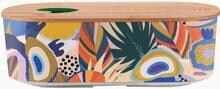 Bioloco Plant Oval Lunchbox, Burst of Colors, 18x9,5x6cm