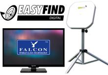 Falcon EF LED COMBO Camping TV -Serie, Triple Tuner, DVD, HD-Ready, BT 5.0 mit Satanlage