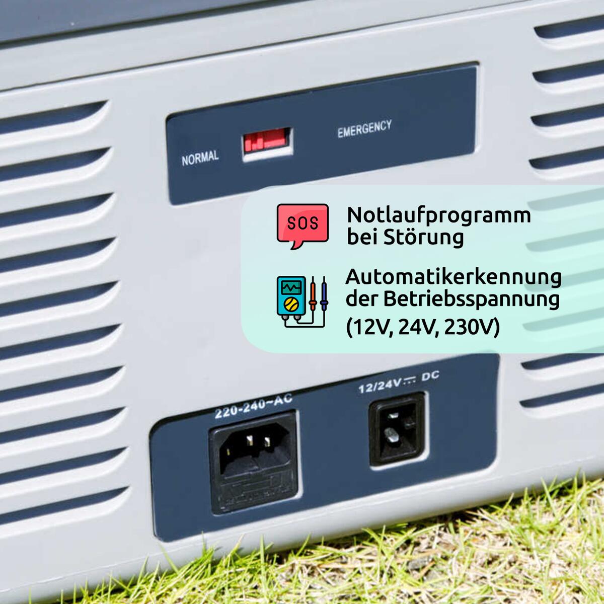 Prime Tech ECF-50 Kompressor-Kühlbox, 12/24V, 50L bei Camping Wagner ...