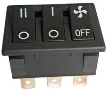 Bedienteilplatte Elektro, schwarz - BlueCraft Ersatzteil Nr. 810269 - für Infrarotofen BC 4200 Turbo