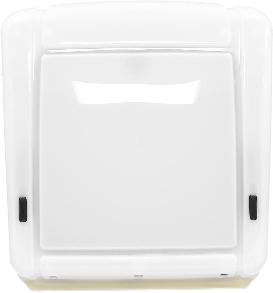 Remitop Streamline + Vista Haubenoberteil, 40x40cm, vormontiert, milchig