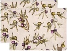 Rose & Tulipani Olyvia Platzset, 2er Set, 33x45 cm