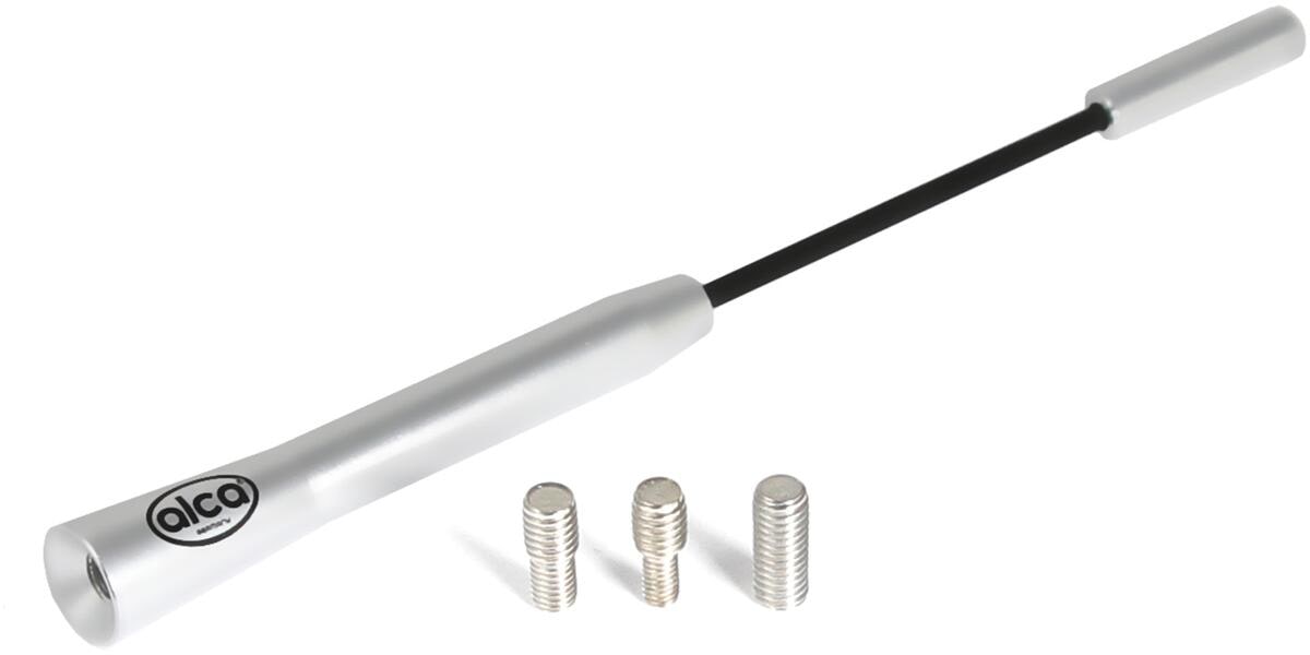 Alca Replacement Universal Antennen-Ersatzstab XS, 16,5cm, chrome