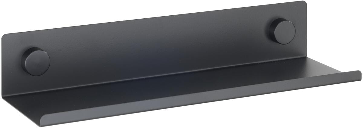 Wenko Jet Hängeregal, Küche, M, schwarz matt