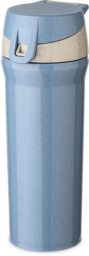 Koziol Stan Trinkflasche, 500ml, nature flower blue