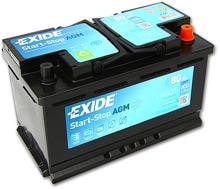 EXIDE EK800 AGM-Batterie, 80Ah