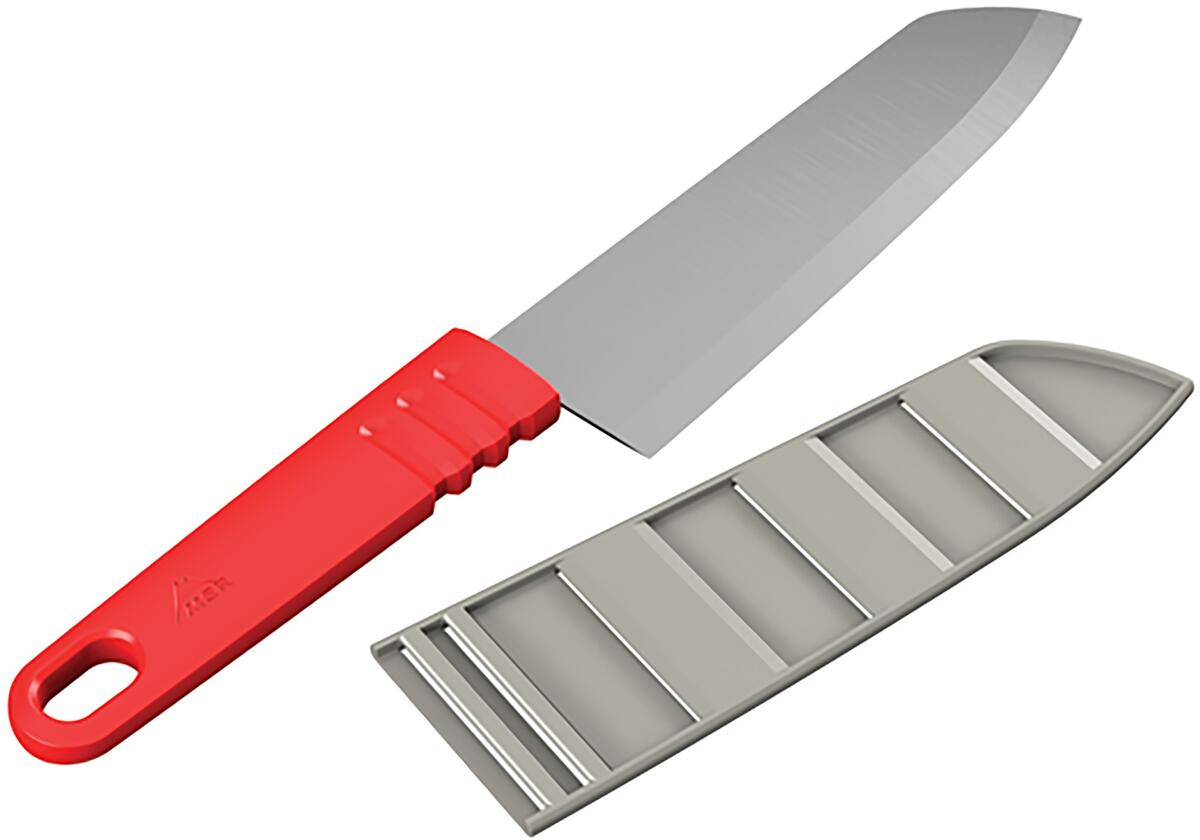 MSR Alpine Kochmesser inkl. Schutzhülle, rot