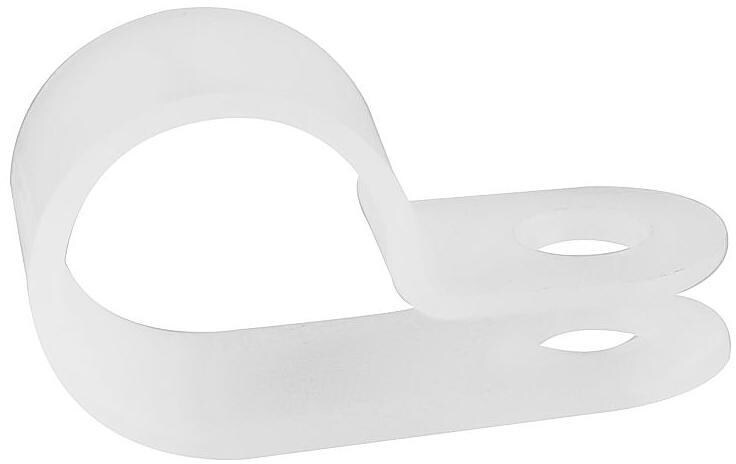 Lilie Befestigungsschelle Kunststoff für Schlauch, 15-16mm, 5er-Pack