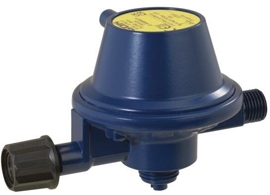 GOK Niederdruckregler EN61 Marine, 0,5kg/h, 30mbar, 90° Abgang