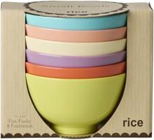 Rice Kleine Melamin Schüssel, Glory Days Farben, 300 ml, 6er Pack