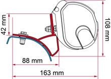 Fiamma F35 Adapter für Trafic/Vivaro ab Bj. 2001-2014