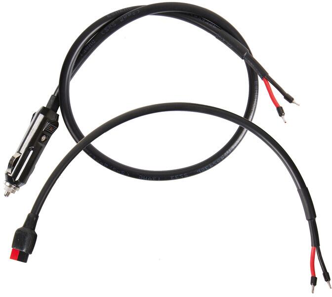 Carbest Kabel-Set mit Zigarettenanzünder-Stecker, 2x 2,5 mm², schwarz