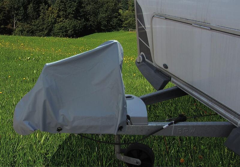 Carbest Deichselschutzhaube, PVC, grau