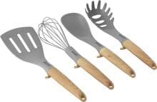 Outwell Almada Utensil Set, 4-teilig, grau/braun