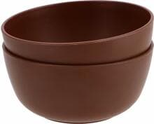 Travellife NOVA cacao Schüssel, 14cm, 2er-Set, Kakao