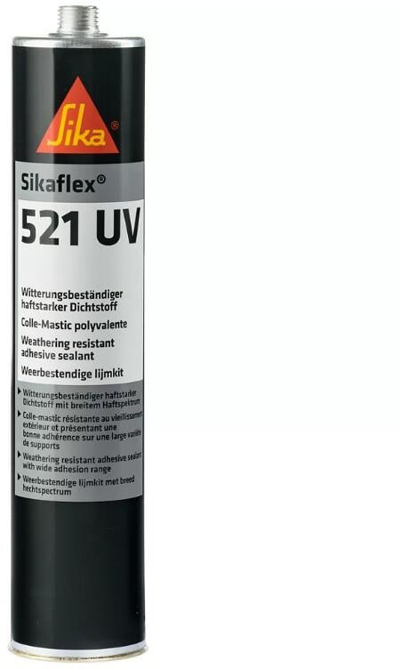 Sika Sikaflex 521 UV Dichtstoff, 300ml, weiß