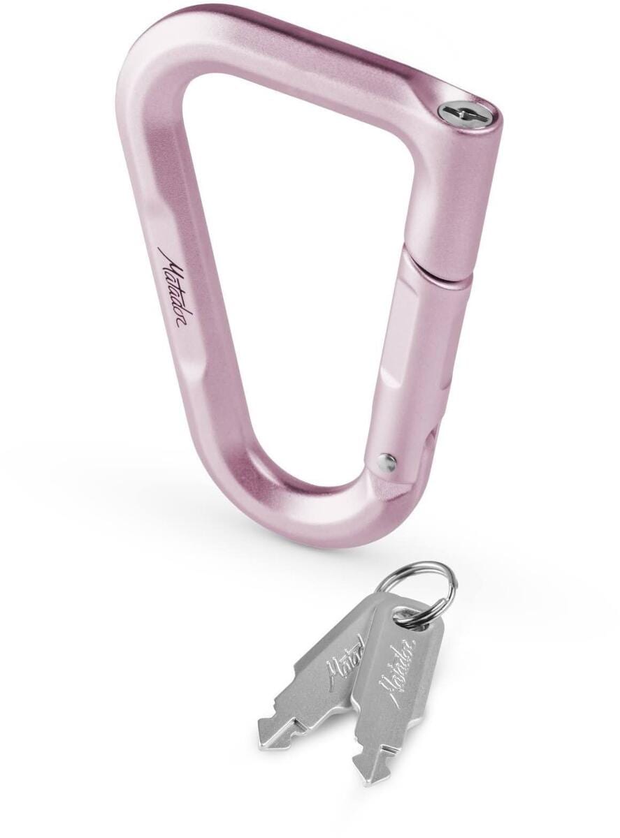 Matador BetaLock Karabinerschloss für Reisegepäck, rosa