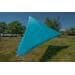 Bent Zip Protect Canvas Single verbindbares Sonnensegel, 250x250cm, türkis