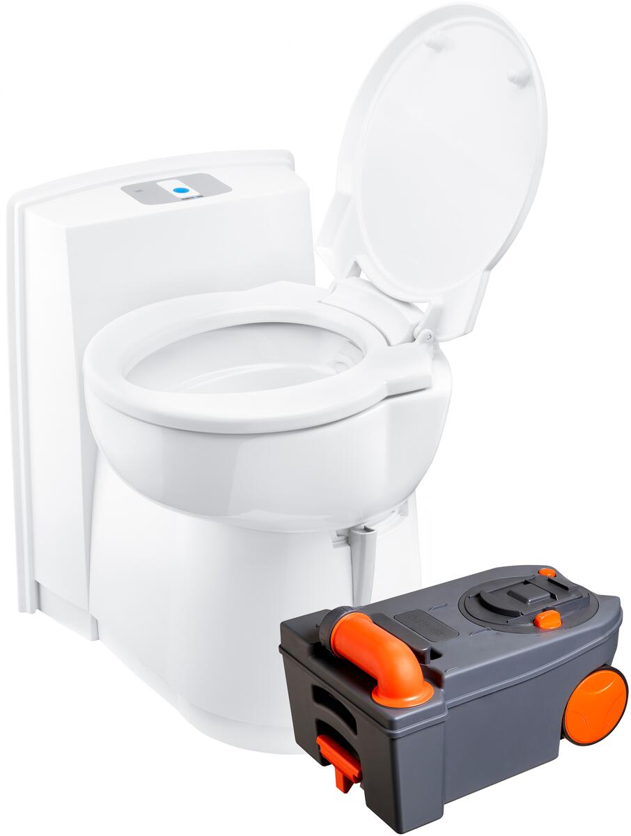 Thetford C263-CSL Cassettentoilette mit Fäkalientank, weiß, Keramik