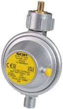 GOK Gasregler EN61, 29mbar, 1,5kg/h, KLF x G1/4LH-KN PRV SV