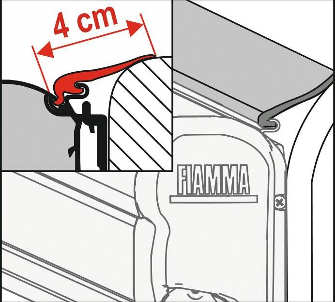 Fiamma Kit Rain Guard M Abdichtgummi, 500cm