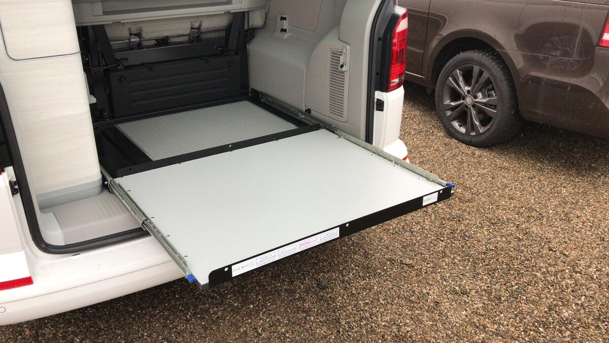 Bus-Boxx heckBOXX flex Heckauszug für VW T5/T6 California Coast/Ocean ...