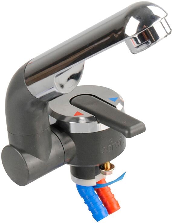 Barwig Perfect EHM Einhebelmischer, Ø27mm, Tülle, Mikroschalter, anthrazit/chrom