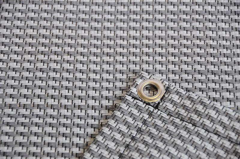 Via Mondo Zeltteppich Premium, grau, 250x350cm