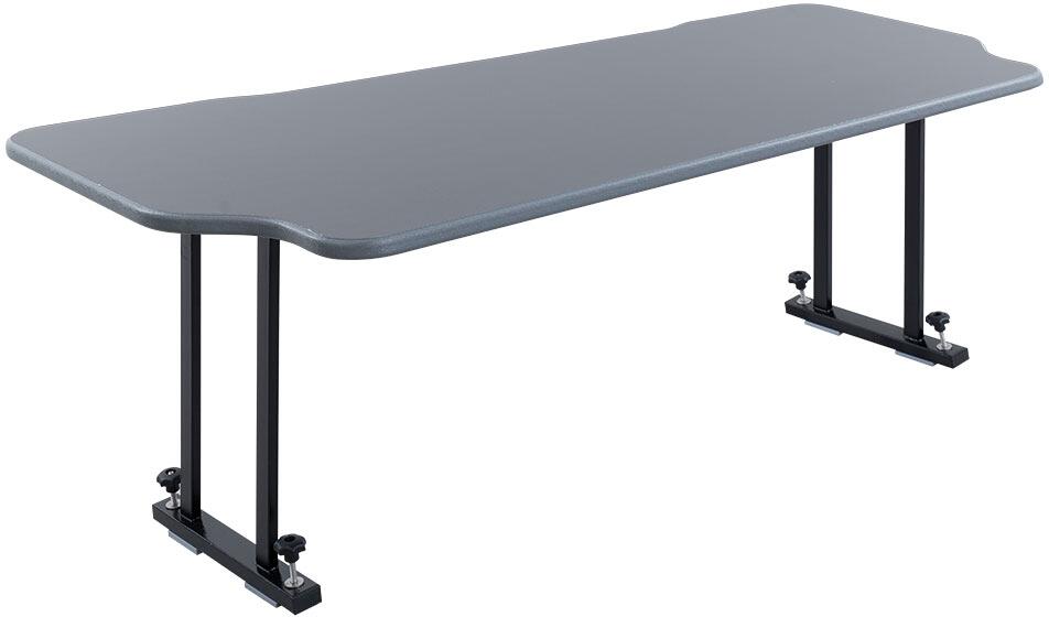 BUS-BOXX Multiflexboard für VW T5/T6 in Verbindung mit Konsole, anthrazit mit Gummistegkante