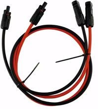 Lilie Solarmodulleitung, mit MC4-Stecker, 2x6mm², 1 mtr