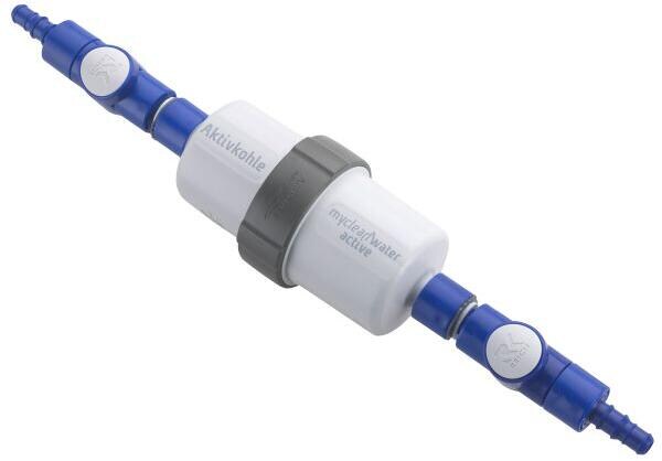 Reich myclean Water active Wasserfilter, Einbauset, gearde, Schlauchanschluss