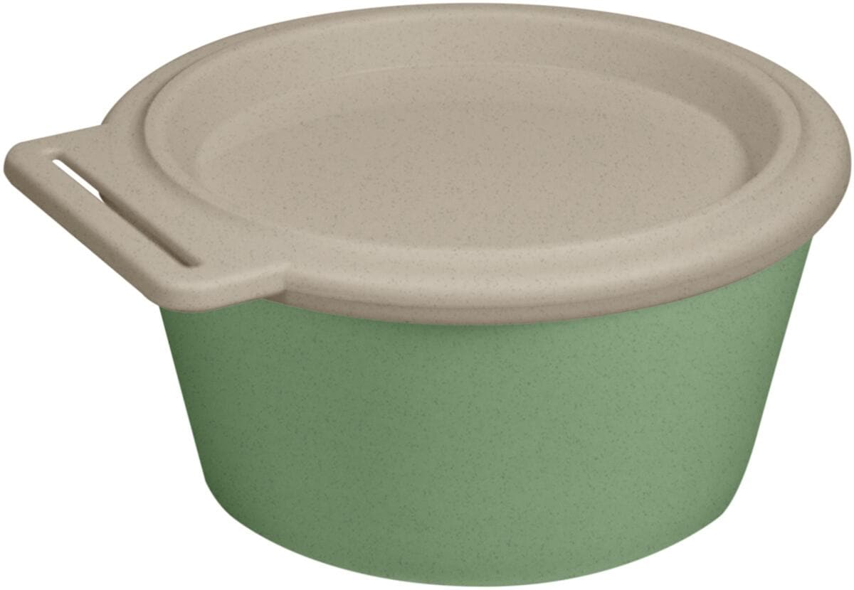 Koziol Move Schale mit Deckel, 250ml, nature leaf green