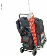 Crespo Ausziehbare Transport- Karre mit Einhänge- Kühltasche