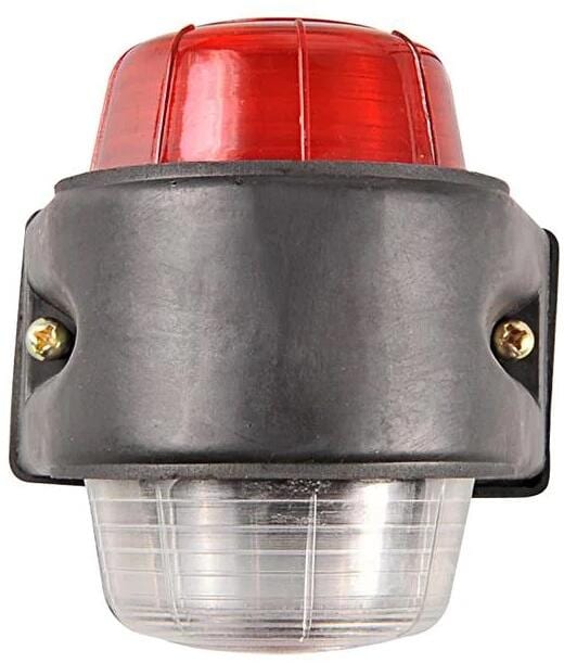 Pro Plus Umrissleuchte, 67x78mm, rot/weiß, flach