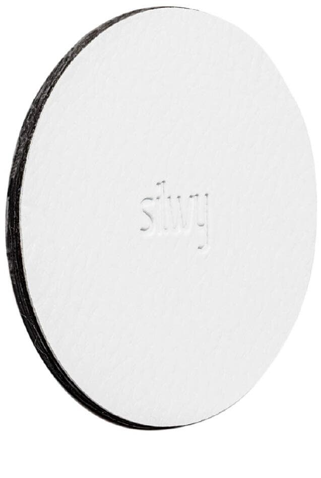 silwy SOLO Metall-Nano-Gel-Pads, 7,5cm, weiß