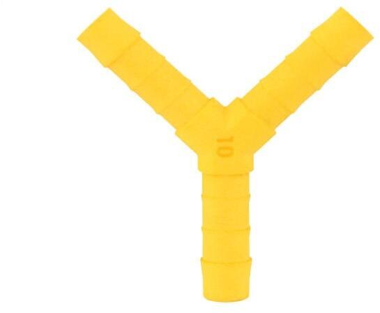 Lilie Y-Verbinder für 10mm Schlauch, 2er-Pack